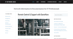 Desktop Screenshot of itnetworkdocs.com